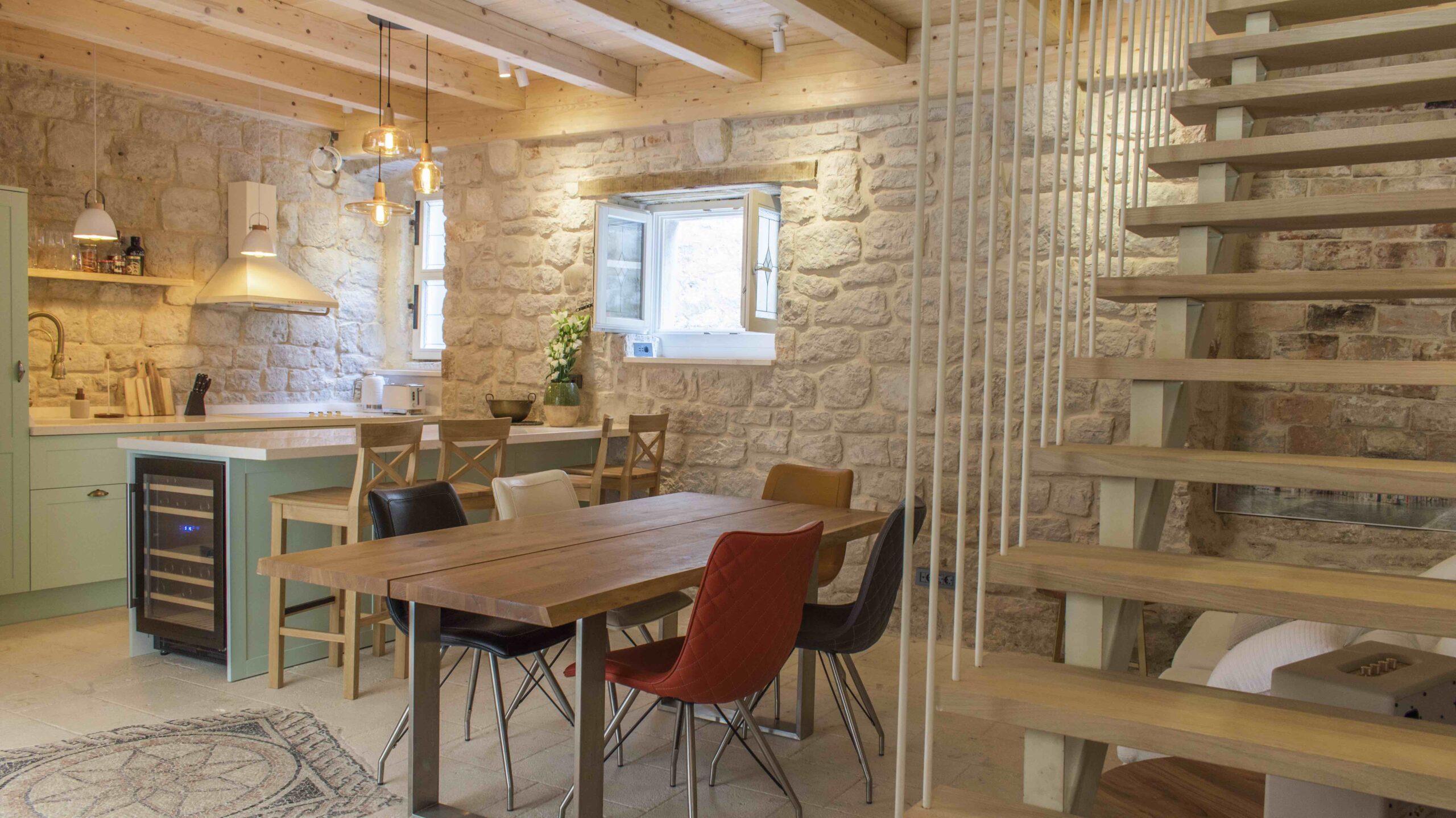 A beautifully refurbished stone house in Stari Grad town centre