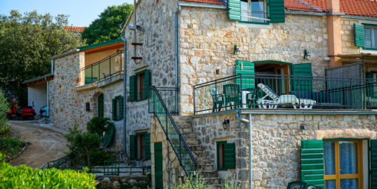 Prekrasna kamena kuća na Hvaru s pogledom na more, vrtom i parkingom